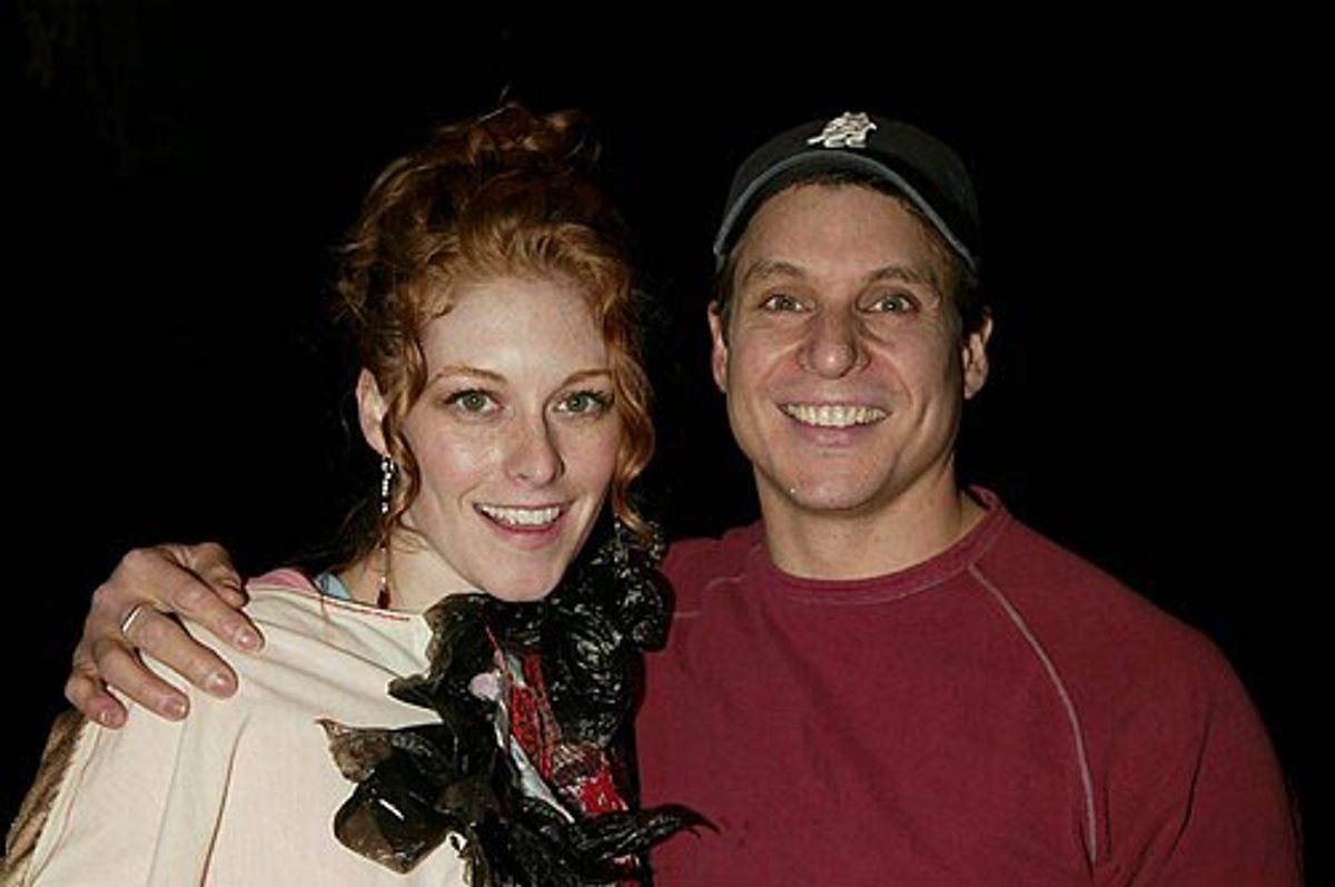 Dylis Croman (Gypsy Robe winner for SWEET CHARITY) with Alex Sanchez (Gypsy Winner For CHITTY CHITTY) at 