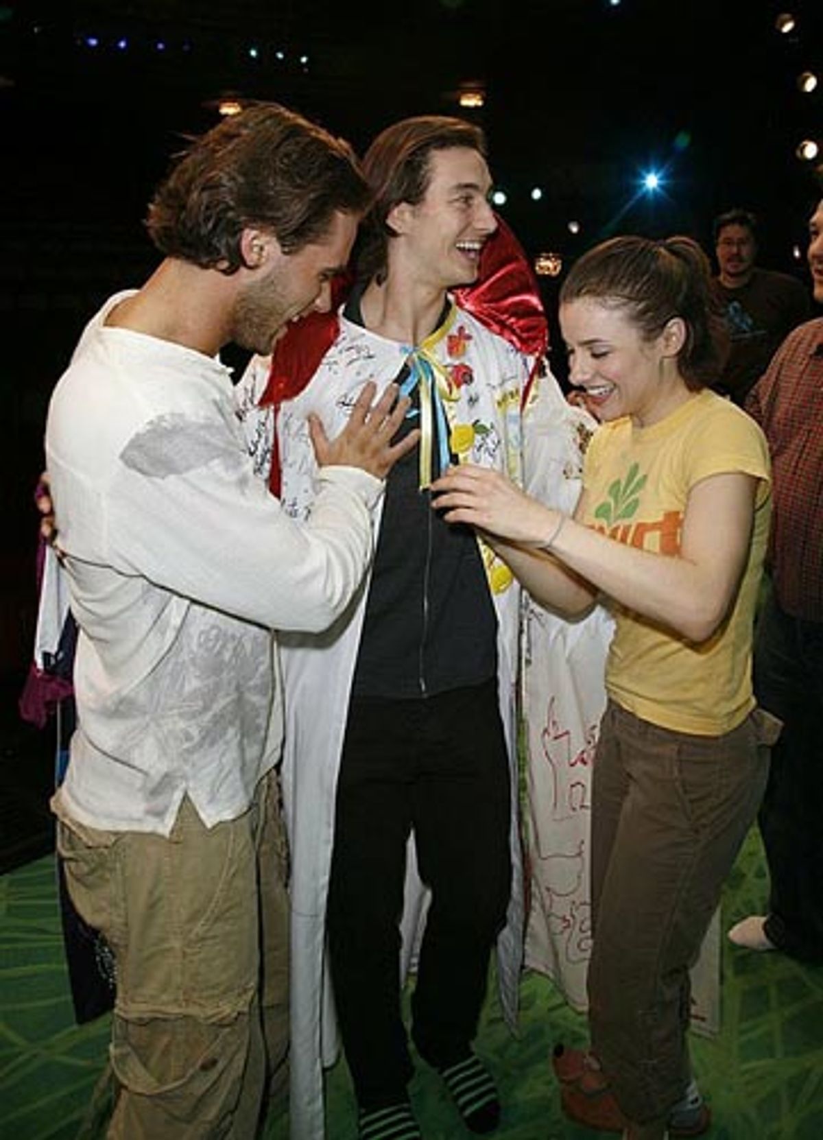 Josh Strickland, Jenn Gambatese & Andy Pellick at 