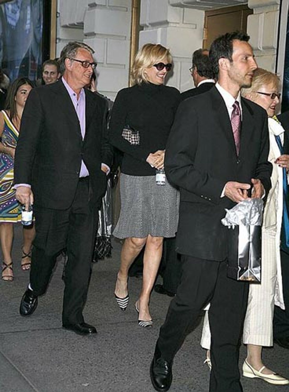 Diane Sawyer and Mike Nichols at 
