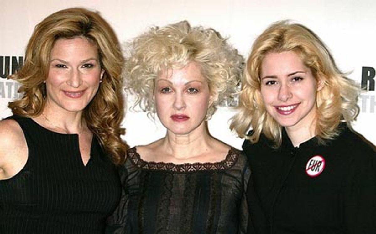 Ana Gasteyer, Cyndi Lauper and Nellie McKay  at 