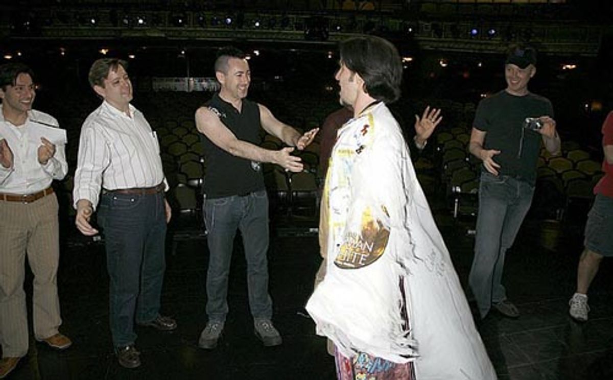 Romain Fruge (Gypsy Robe Winner) with Alan Cumming at 
