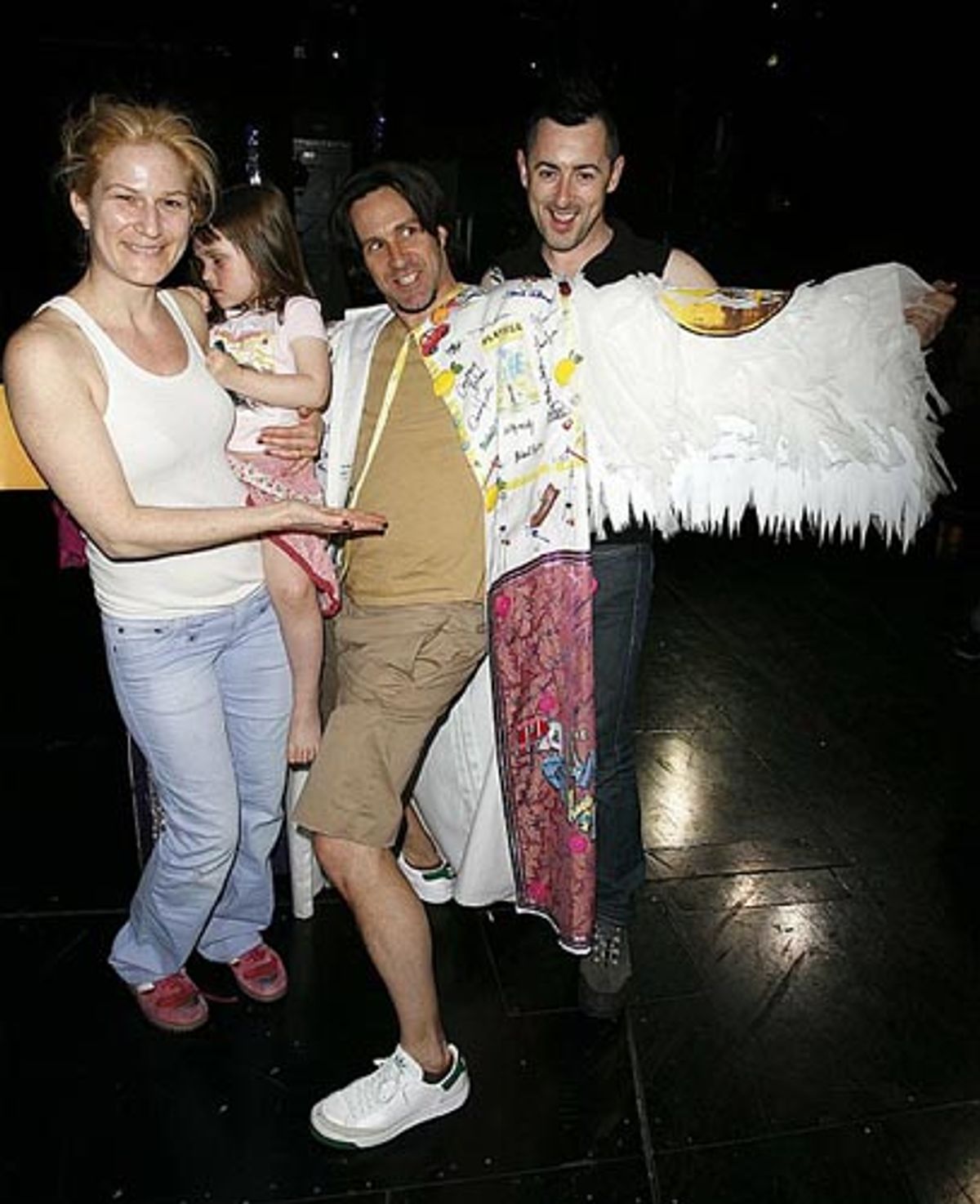 Ana Gasteyer, Romain Fruge and Alan Cumming at 