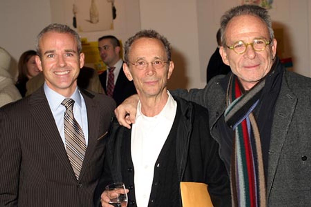 Jess Cagle, Joel Grey, and Ron Rifkin at The New York Times Arts & Leisure Weekend - Auction for the Arts at 