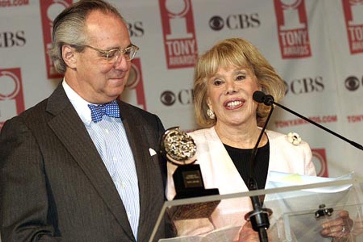 Doug Leeds (President, The American Theatre Wing) and Sondra Gilman (Chairman, The American Theatre Wing) at 