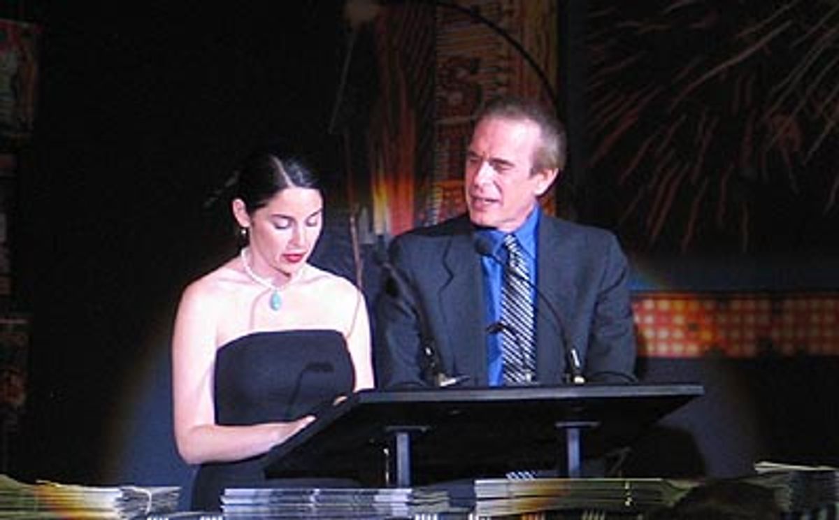 Arianne Metzner and David Michaels of the Actor's Fund
 at 