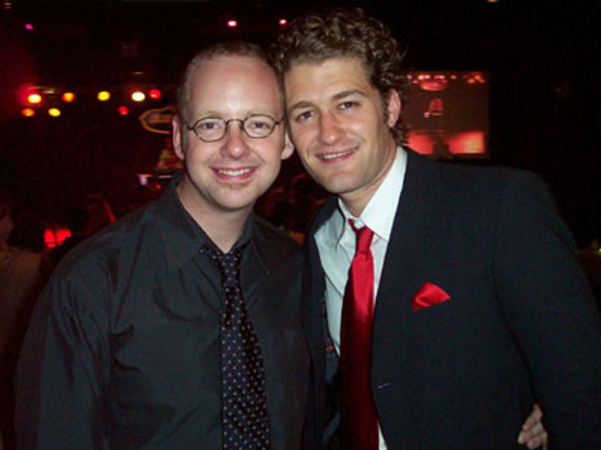 Jamie McGonnigal and Matthew Morrison  at 