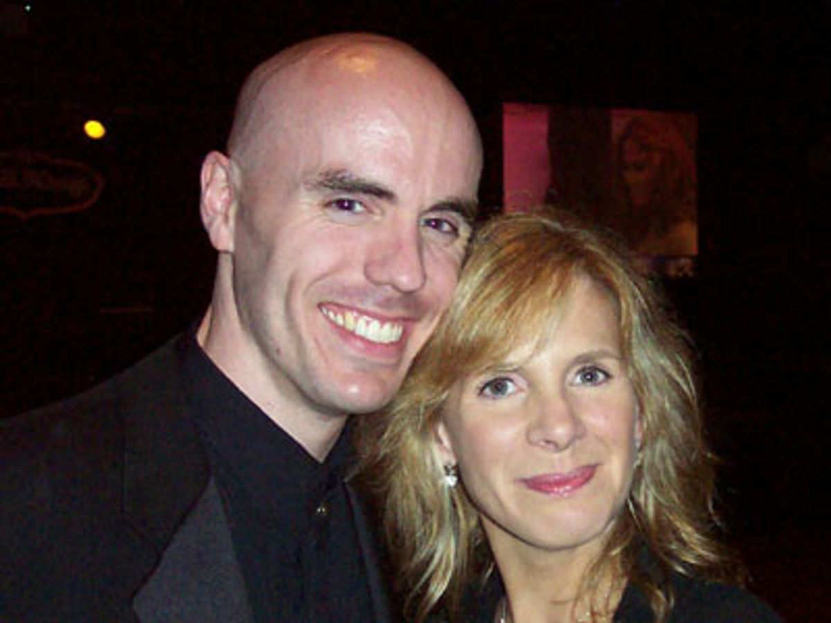 Sean McCourt with wife Beth at A Wicked Good Time!