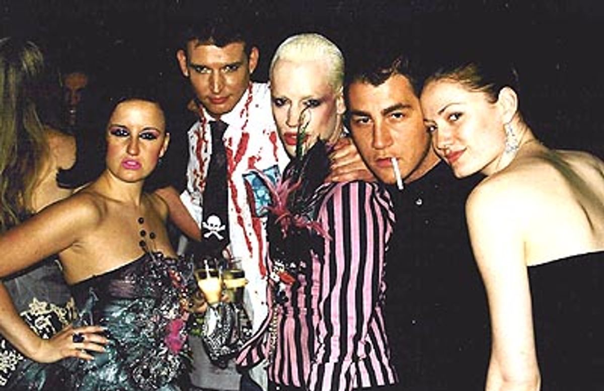 Mike Nicholls (Taboo) along with fans of the show at Tony Party Central!
