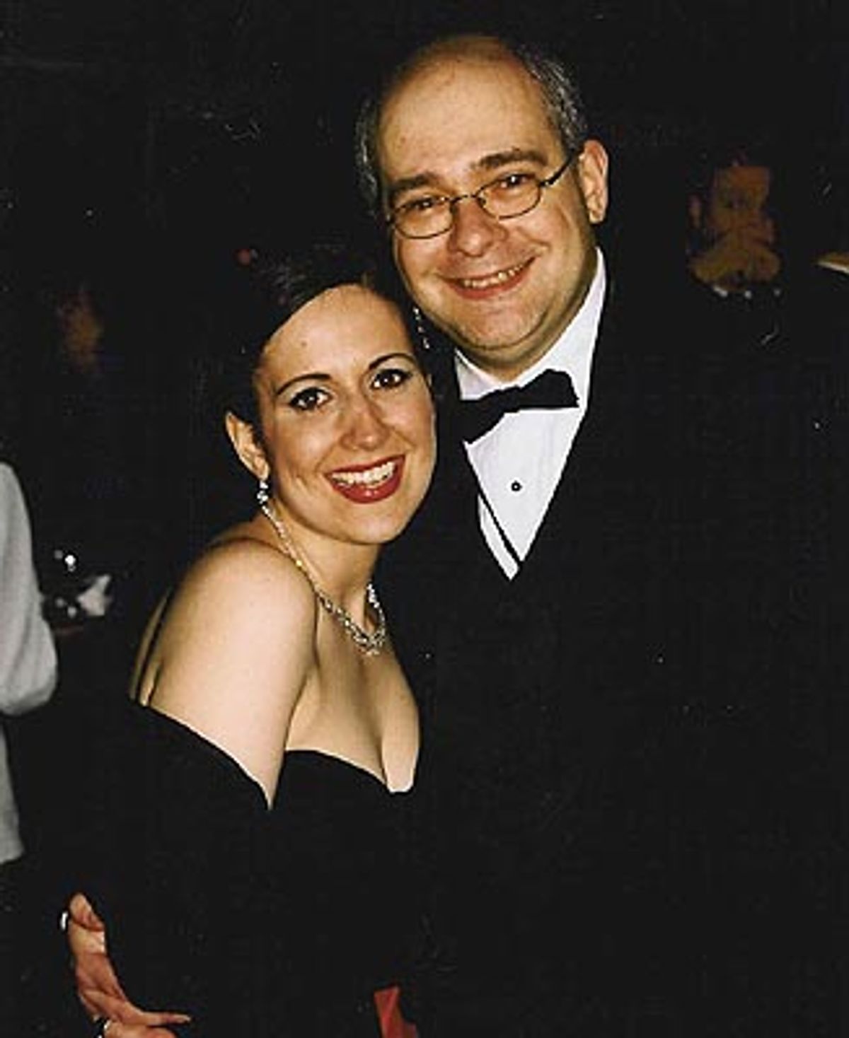 Stephanie D'Abruzzo (Tony Nominee - Best Performance by a Leading in a Musical 'Avenue Q') and husband at 