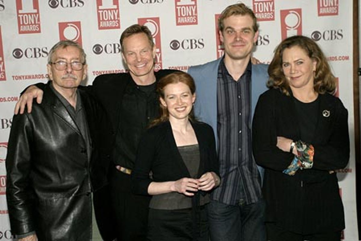 Who's Afraid of Virginia Woolf? Edward Albee, Bill Irwin, Mireille Enos, David Harbour, and Kathleen Turner  at 