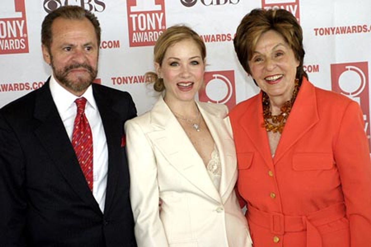 Sweet Charity: Barry & Fran Weissler, and Christina Applegate at 