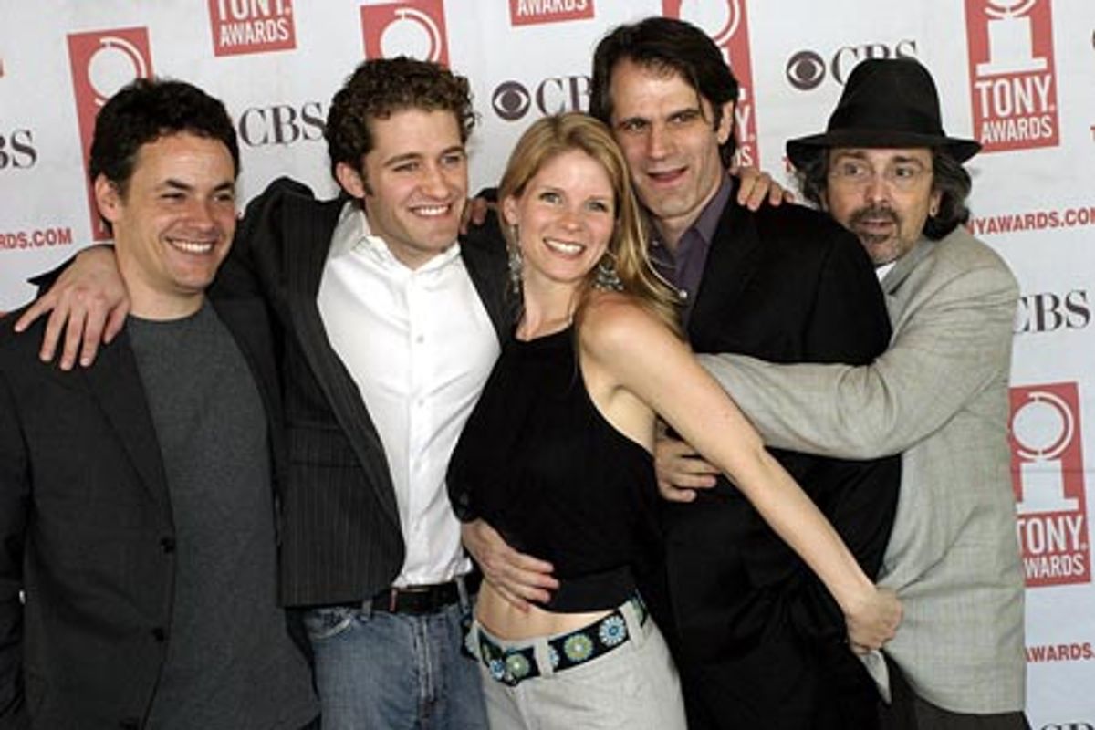 The Light in the Piazza: Adam Guettel (Composer), Matthew Morrison, Kelli O'Hara, Bartlett Sher, and Craig Lucas at 