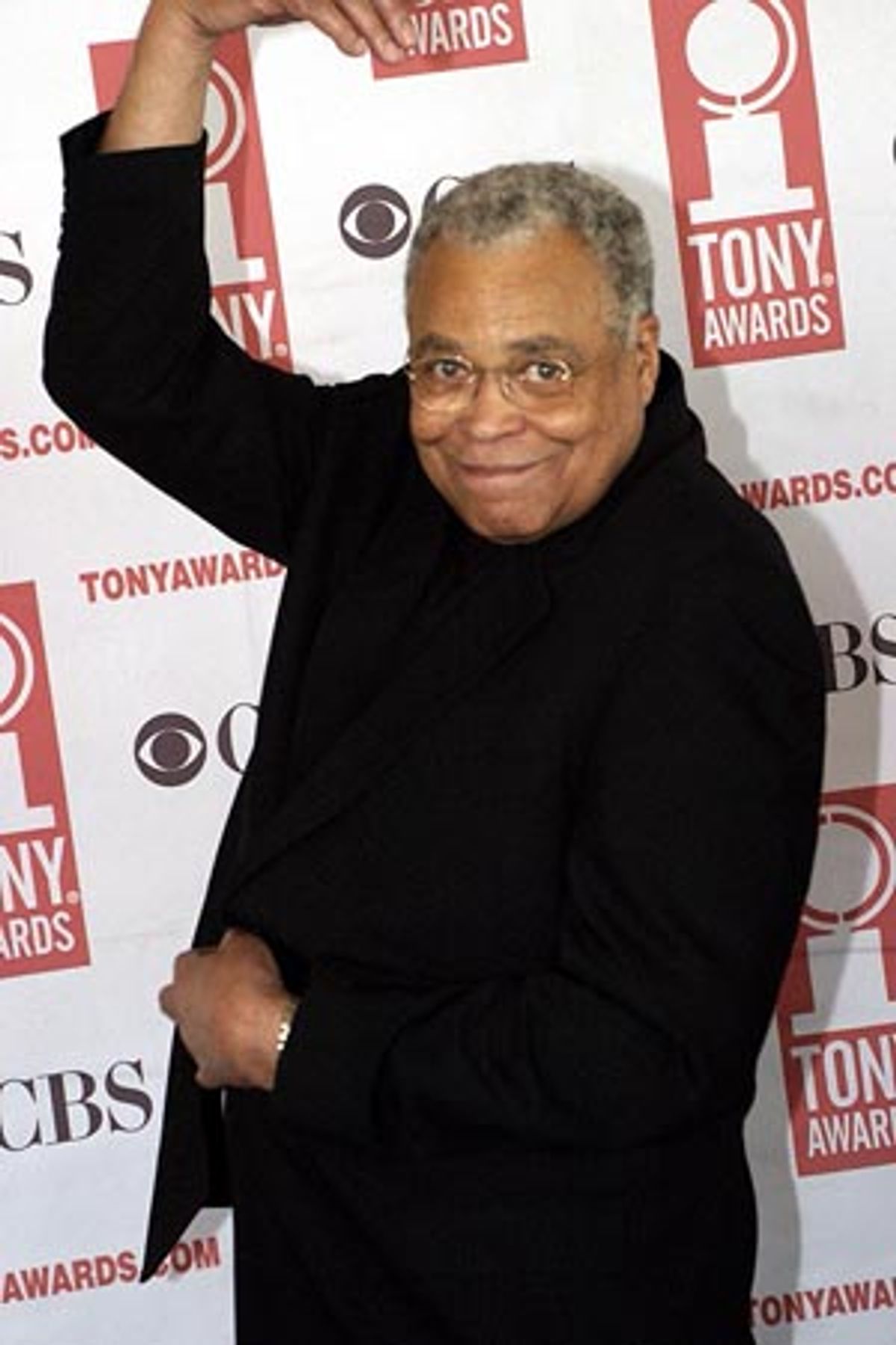 James Earl Jones strikes a pose at 