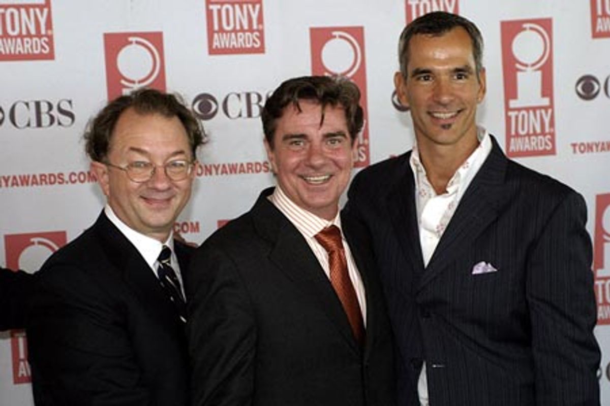 William Ivey Long, Gary Beach, and Jerry Mitchell at 