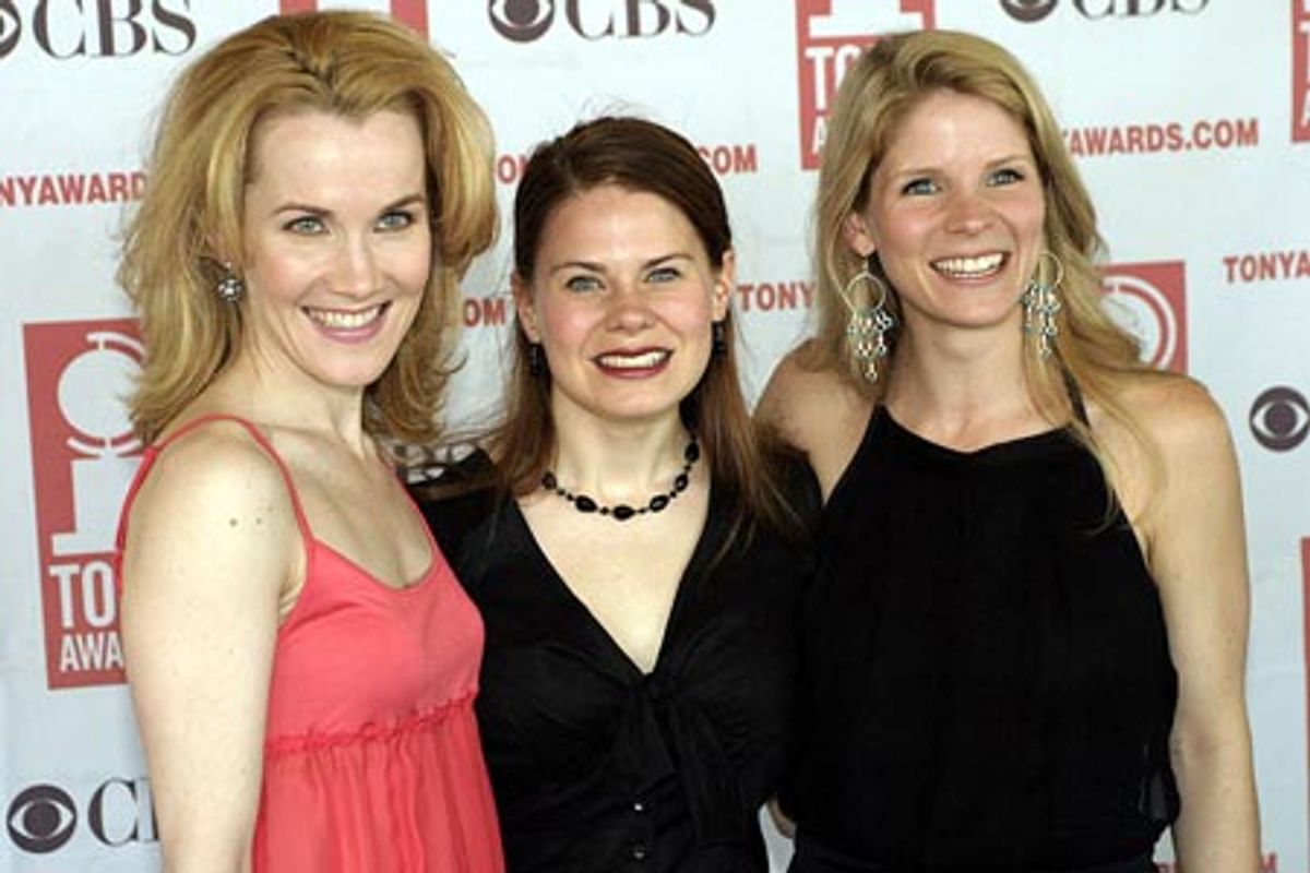 Erin Dilly, Celia Keenan-Bolger, and Kelli O'Hara at 