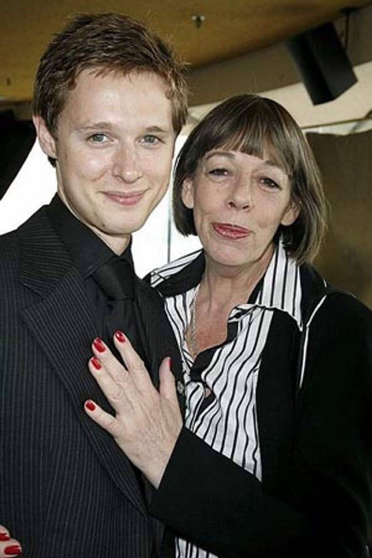 Samuel Barnett and Frances de la Tour (History Boys ) at 