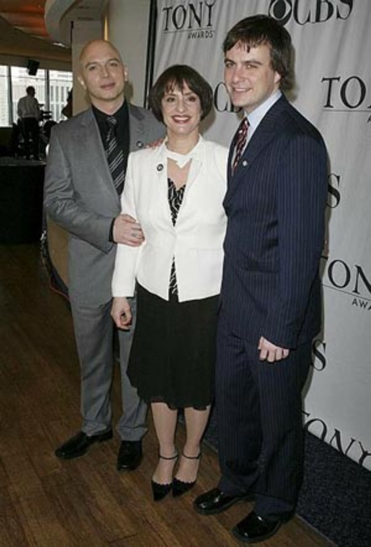 Michael Cerveris, Patti LuPone & Manoel Felciano at 