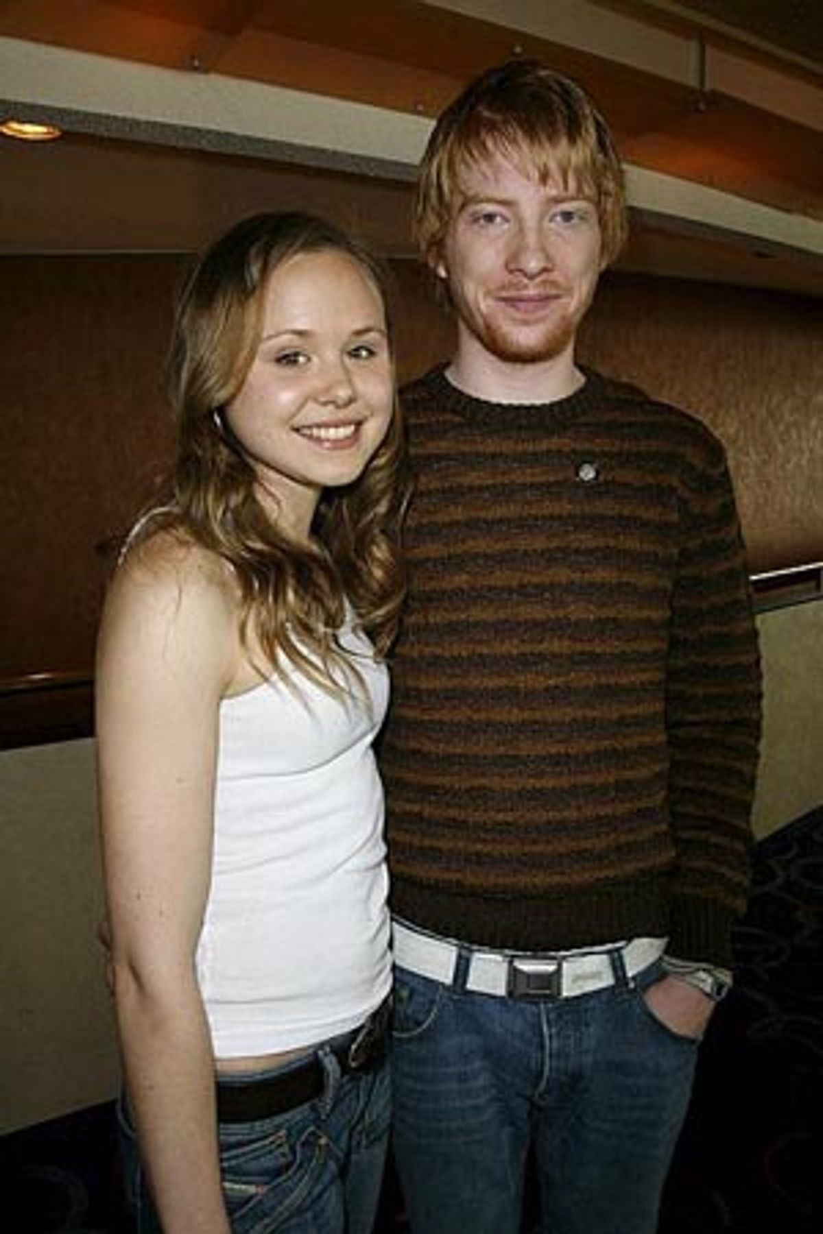 Domnhall Gleeson and Alison Pill at 