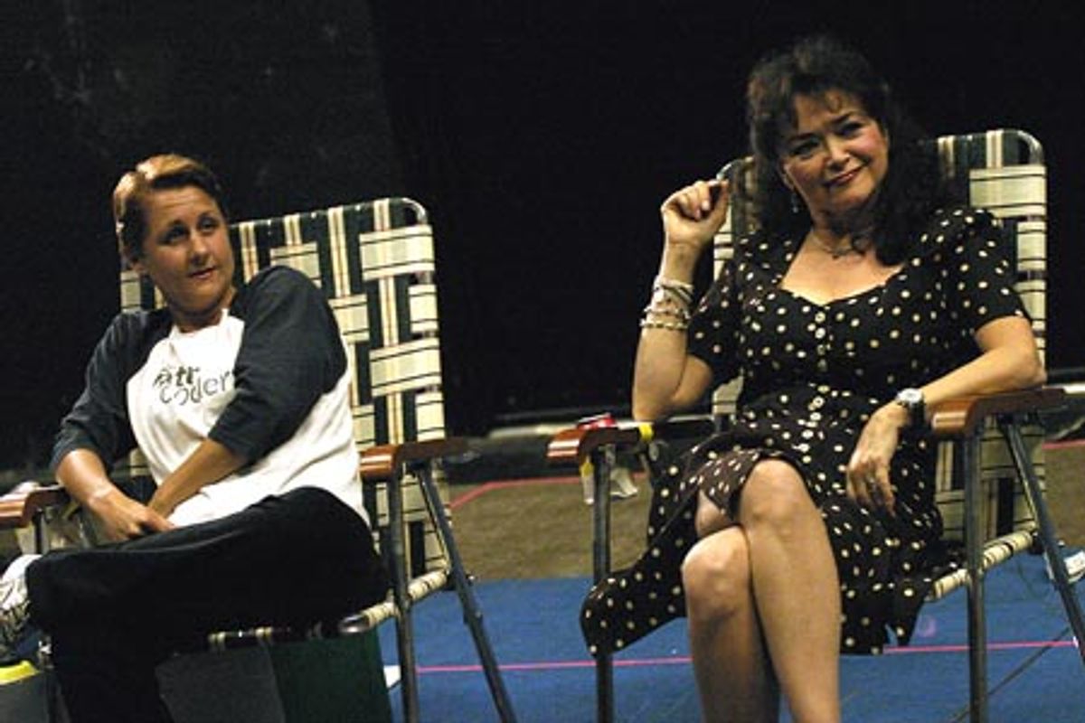 Marya Grandy and Linda Hart

 at 