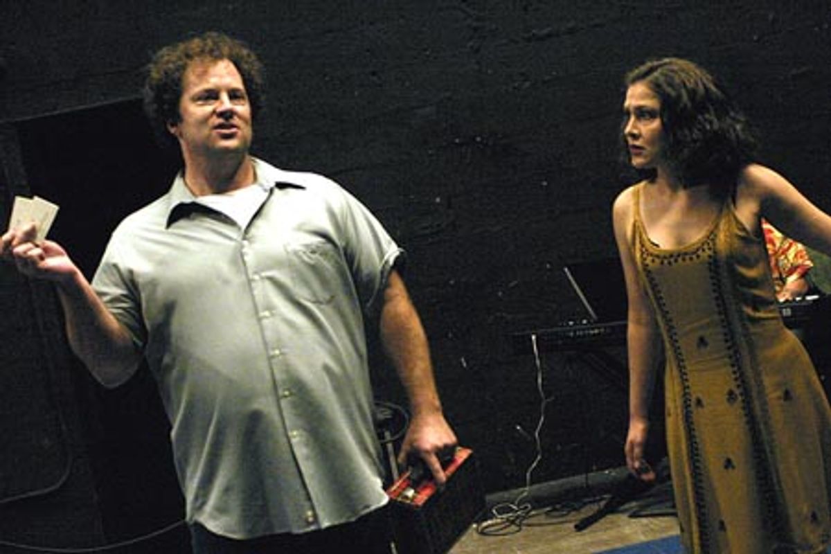 Shuler Hensley and Kaitlin Hopkins  at 