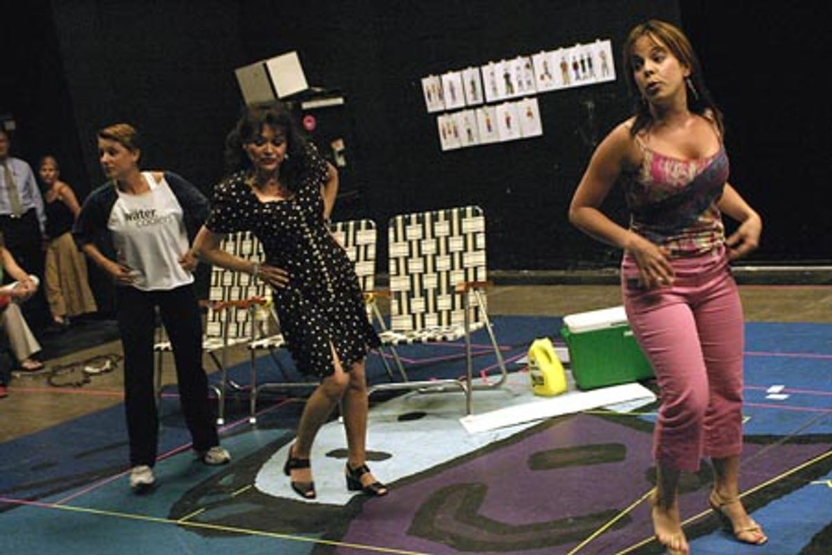 Marya Grandy, Linda Hart, and Leslie Kritzer

 at 