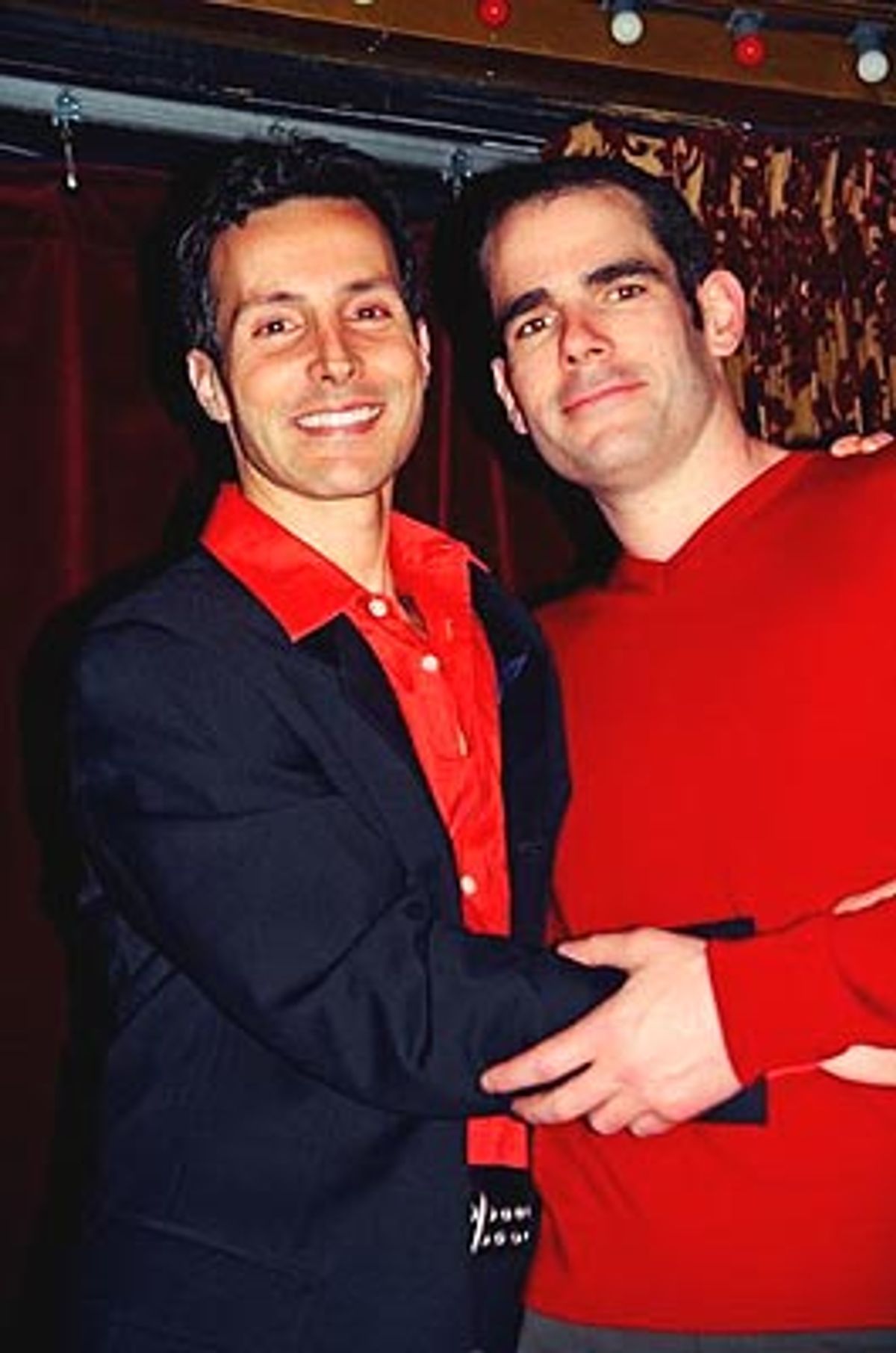 Comedians Rick Trabucco and Eddie Sarfaty  at 