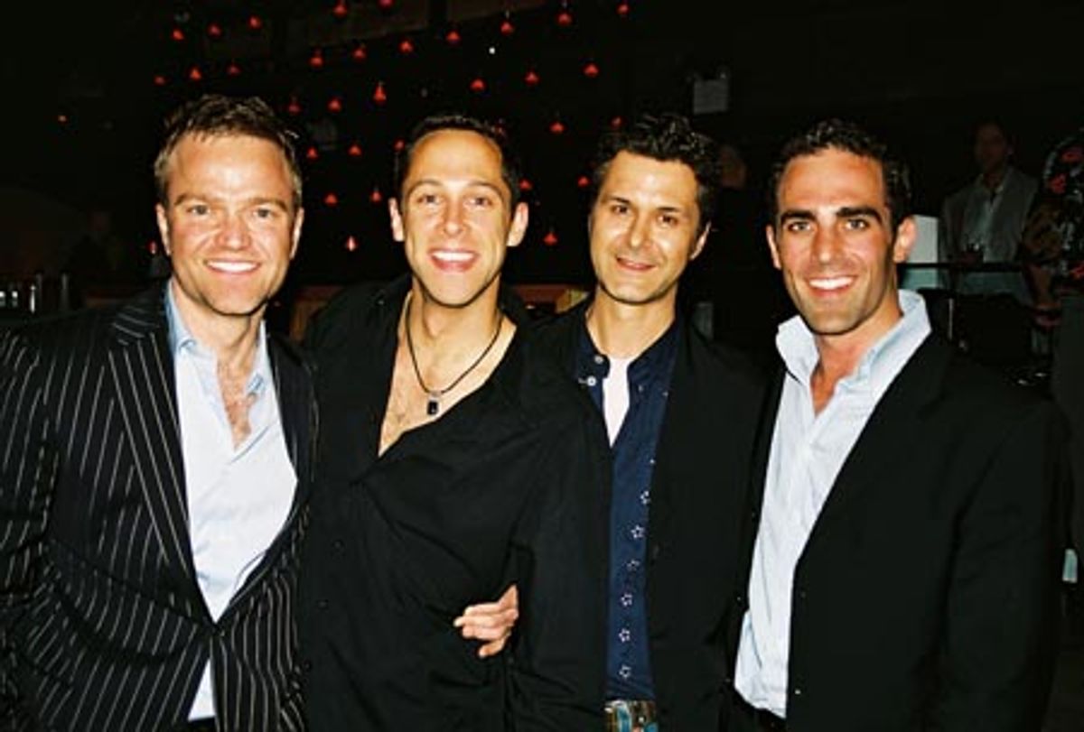 Michael Hartman, Andy Scheer, Jonathan Meizler, R.G. Kahoe  at 