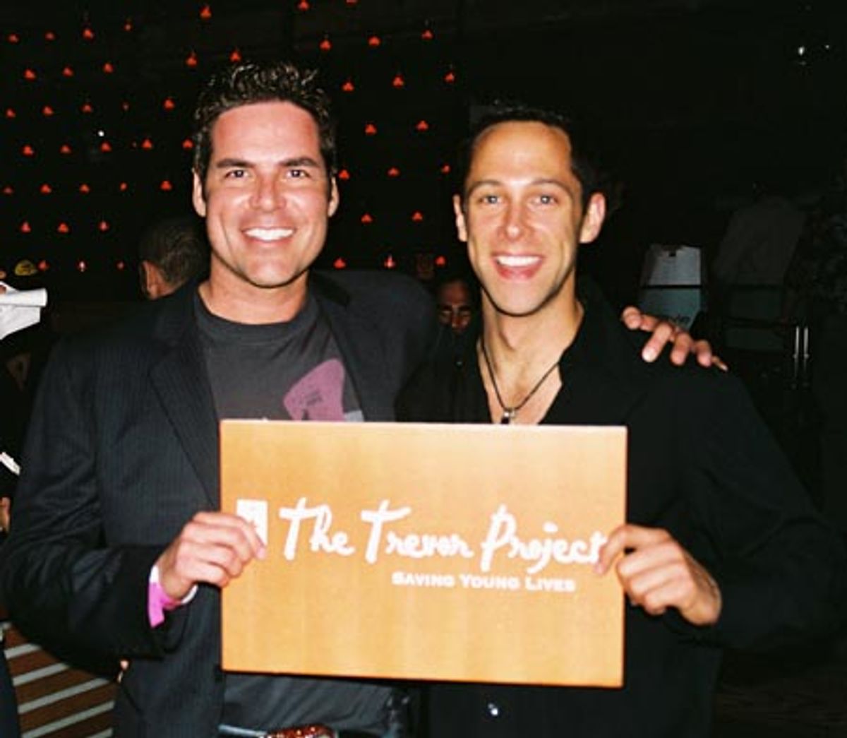 
Jorge Valencia (Trevor Project, Executive Director) and (Andy Scheer (Trevor Project, Program & Special Events Manager)  at 