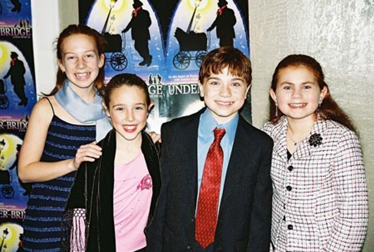 
The children of Under the Bridge - Maggie Watts, Bethany Tesarck, Andrew Blake Zutty and Alexa Ehrlich  at 