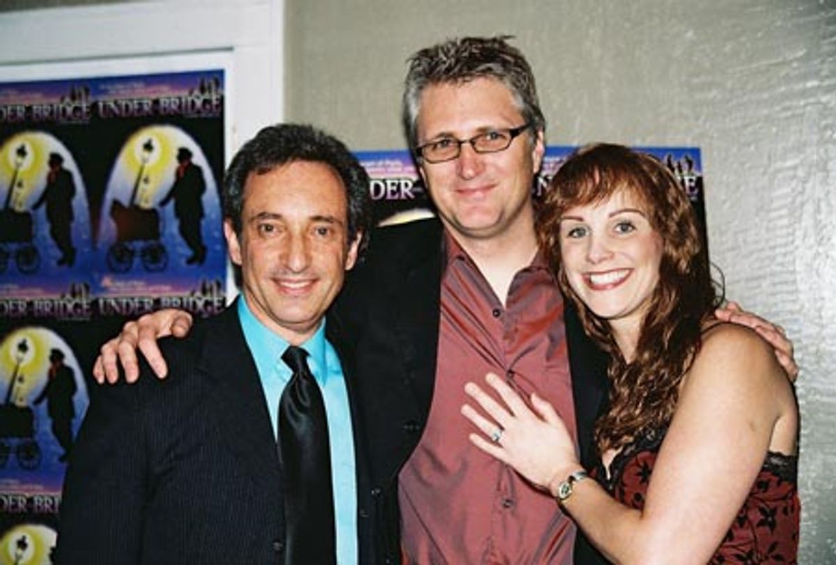 David Pomeranz, Eric Schaeffer and Jacquelyn Piro  at 