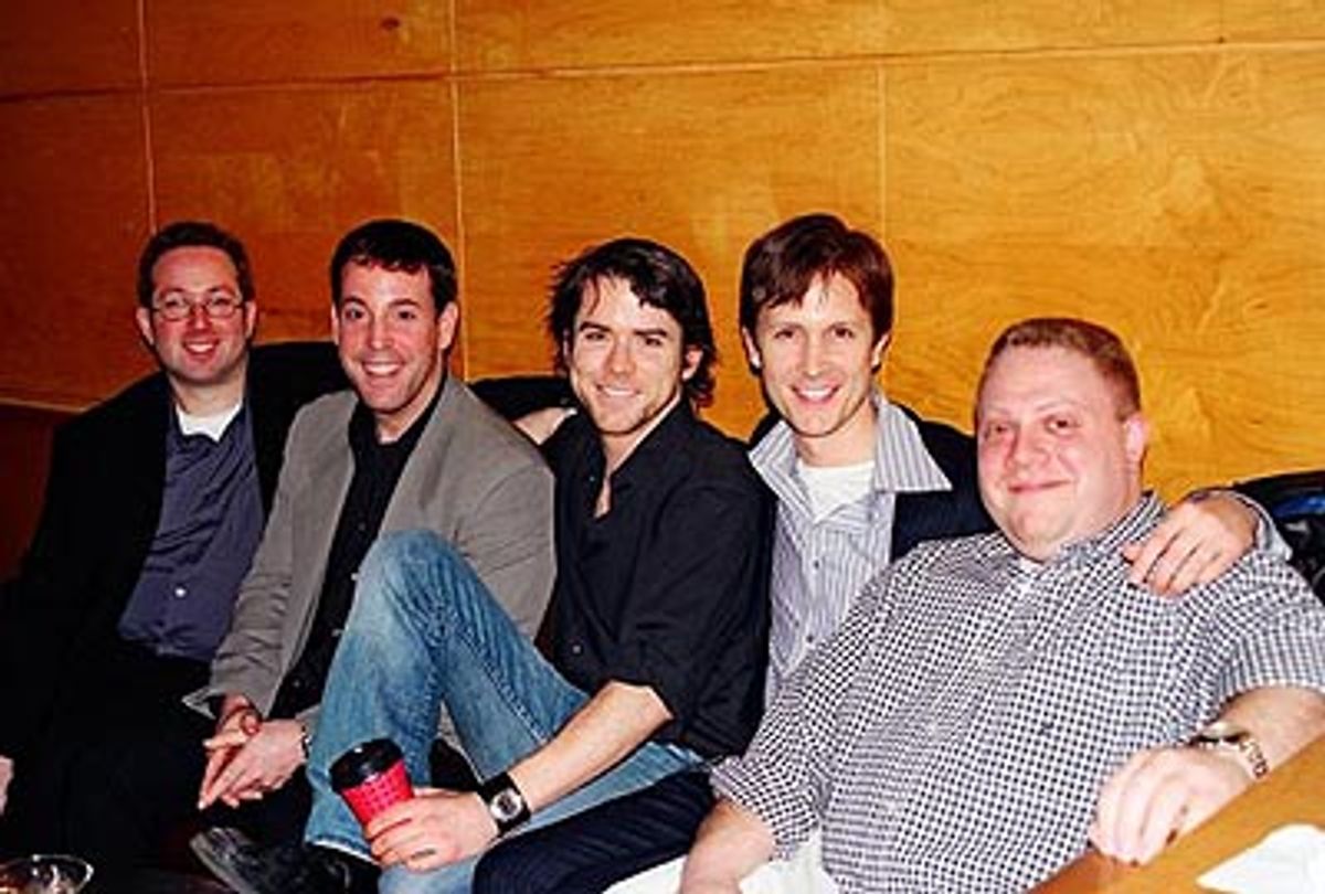 
Ari Warshawsky (Managing Director), Steven Sendor (Producing Director), Christian Campbell (Company Member), Jeffrey Paynton (Artistic Director), Josh Brodsky (Development Director).  at 