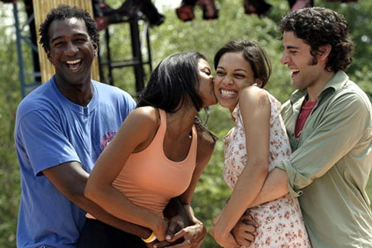 Norm Lewis, RenÃ©e Elise Goldsberry, Rosario Dawson, and Oscar Isaac at 