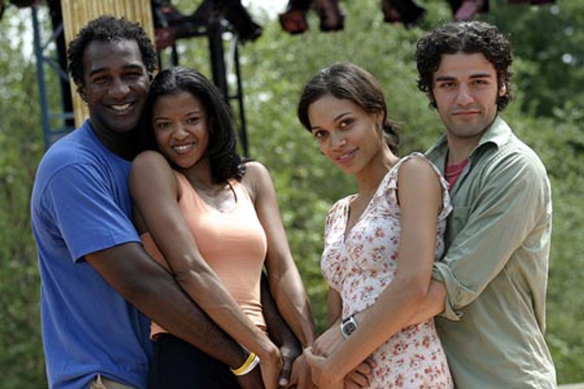Norm Lewis, RenÃ©e Elise Goldsberry, Rosario Dawson, and Oscar Isaac at 