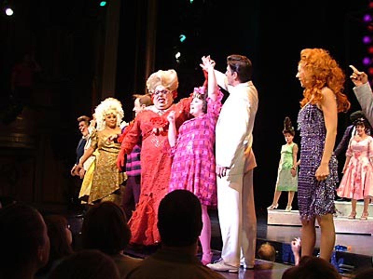Darlene Love, Todd Susman, Bruce Vilanch, Shannon During, Richard H. Blake and Tracy Miller at curtain call. at 