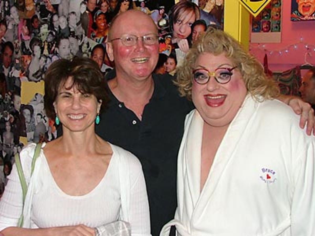 Margo Lion (Producer), Mark O'Donnell (Book) and Bruce  at 