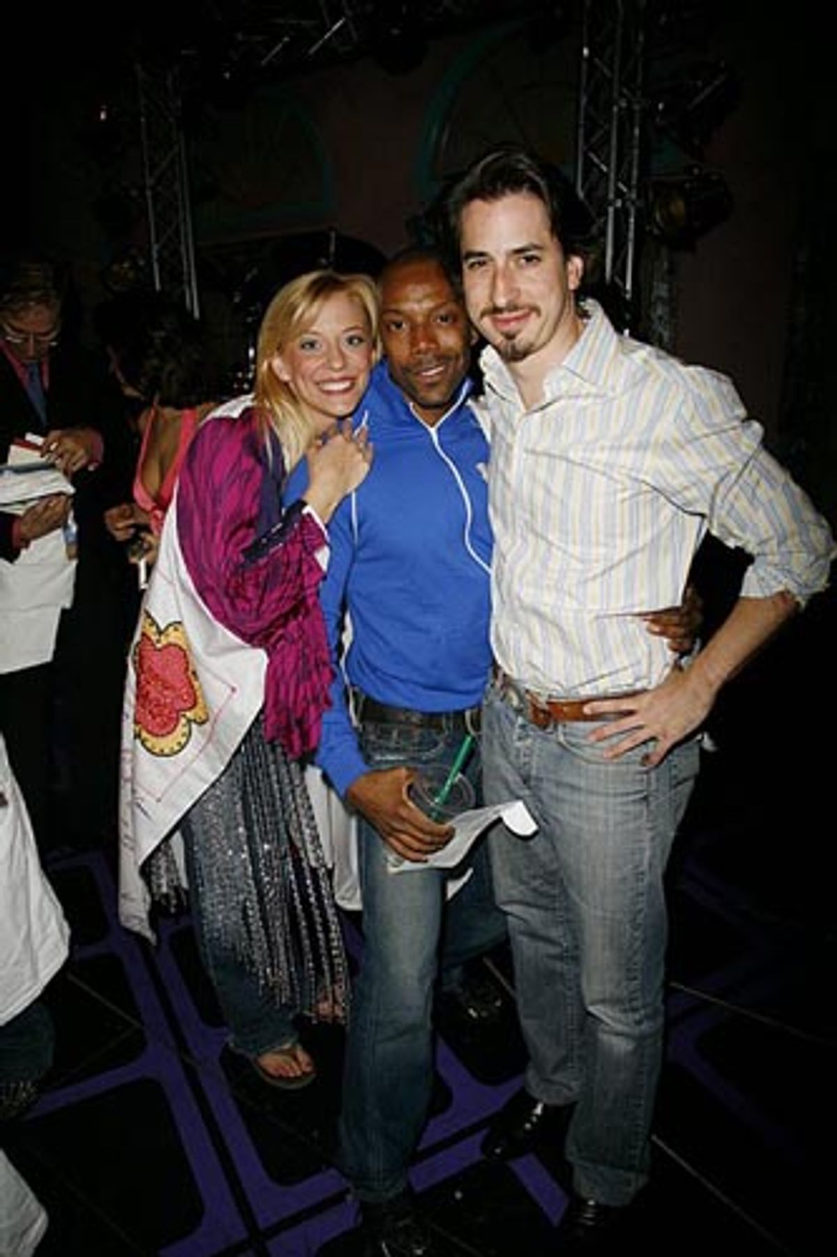 Matthew Saldivar with Ashley Amber Haase and T. Oliver Reid
(WEDDING SINGER - Gypsy Robe Winner) at 