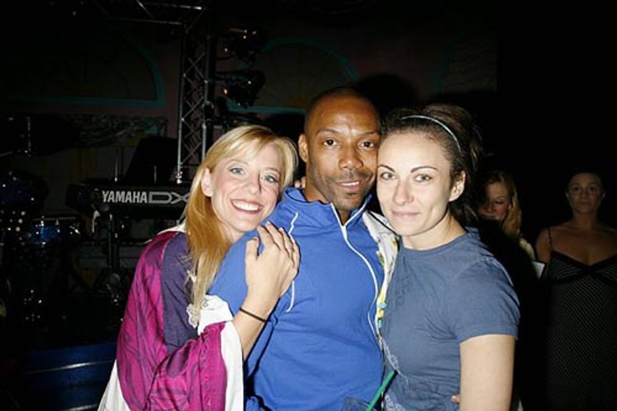 Laura Benanti, Ashley Amber Haase and T. Oliver Reid (WEDDING SINGER - Gypsy Robe Winner) at 