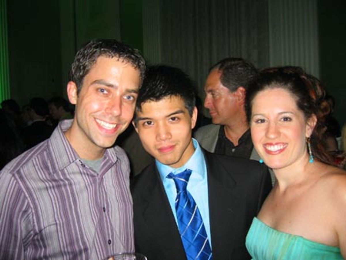 James Babcock, Telly Leung (Boq), and Shannon Darin at 