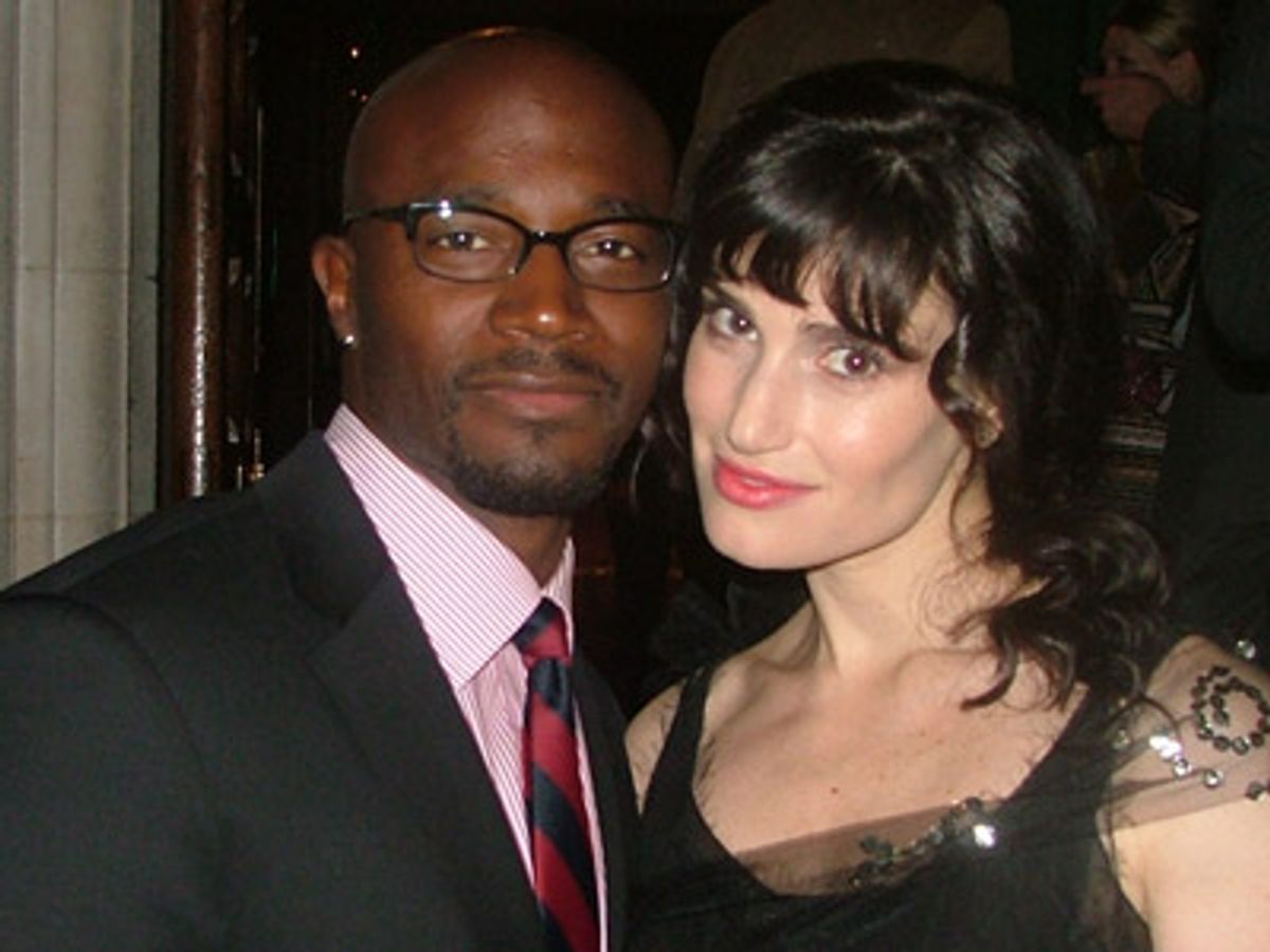 Taye Diggs and Idina Menzel  at 