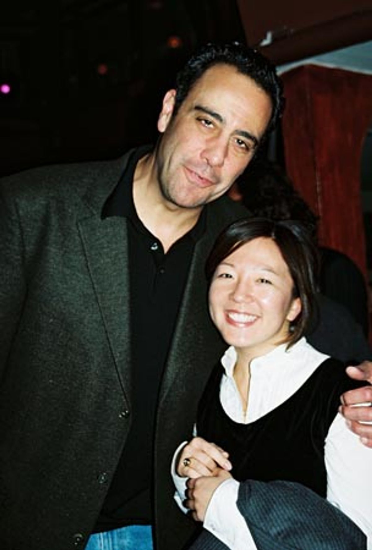 Brad Garrett and Esther Chang (William Morris Agency) at 