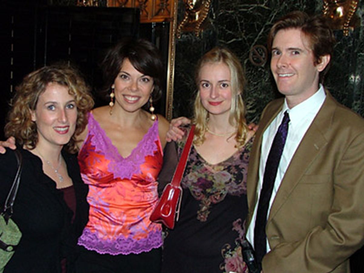 Larry and Nell joined by Zina and Jill at 