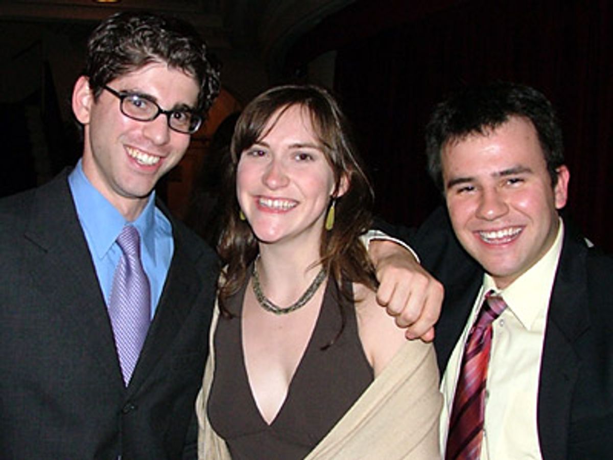 Stephen Sislen, Kait Kerrigan and Brian Lowdermilk at 