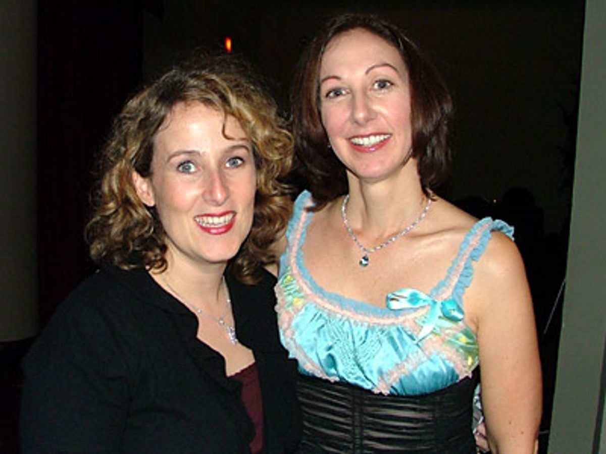 Zina Goldrich with Gala Chairperson Mara Safra at 