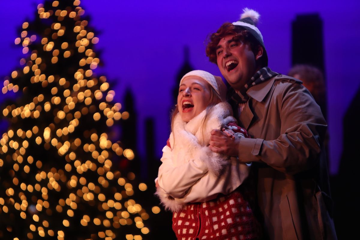 A Christmas Song - Abby Naden as Jovie and Jesse Thielsen as Buddy the Elf; photo by Sarah Caputi A Christmas Song - Abby Naden as Jovie and Jesse Thielsen as Buddy the Elf; photo by Sarah Caputi