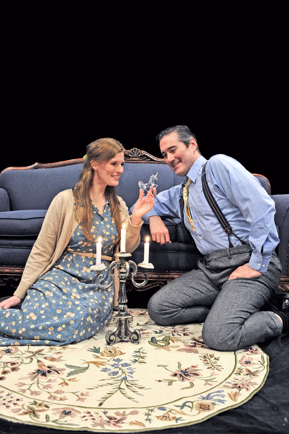 Ariel Puls and Spencer Conway in The Glass Menagerie at Lakewood Theatre Company, Feb 27 - April 5, 2026 Ariel Puls and Spencer Conway in The Glass Menagerie at Lakewood Theatre Company, Feb 27 - April 5, 2026