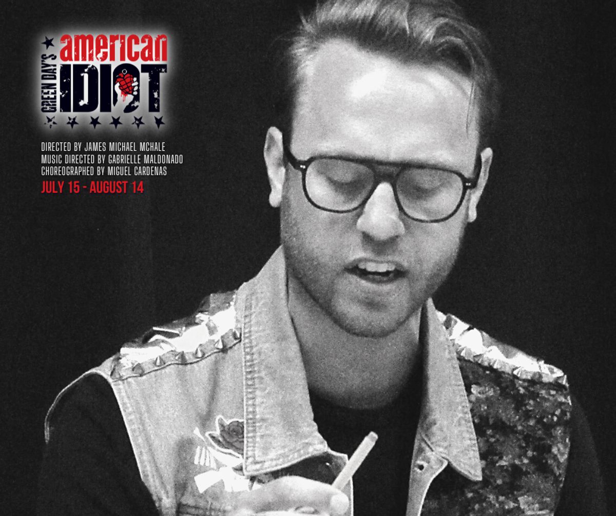 Eric Dobson during the first read-through of  "Green Day's American Idiot" Directed by James Michael McHale, running July 15- August 14 at Chance Theater in Anaheim, CA.