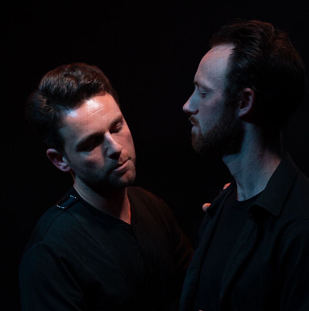 Cody Dupree & Jonny Taylor in the horror/thriller Blood Moon. Photo by Travis Land Cody Dupree & Jonny Taylor in the horror/thriller Blood Moon. Photo by Travis Land