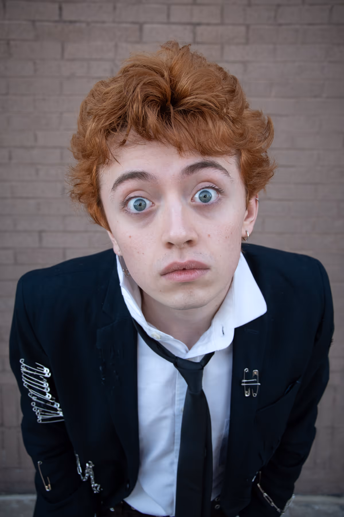 Brayden Lawrence as Johnny Rotten in Lipstick Traces. Photograph by Jason Johnson-Spinos. Brayden Lawrence as Johnny Rotten in Lipstick Traces. Photograph by Jason Johnson-Spinos.