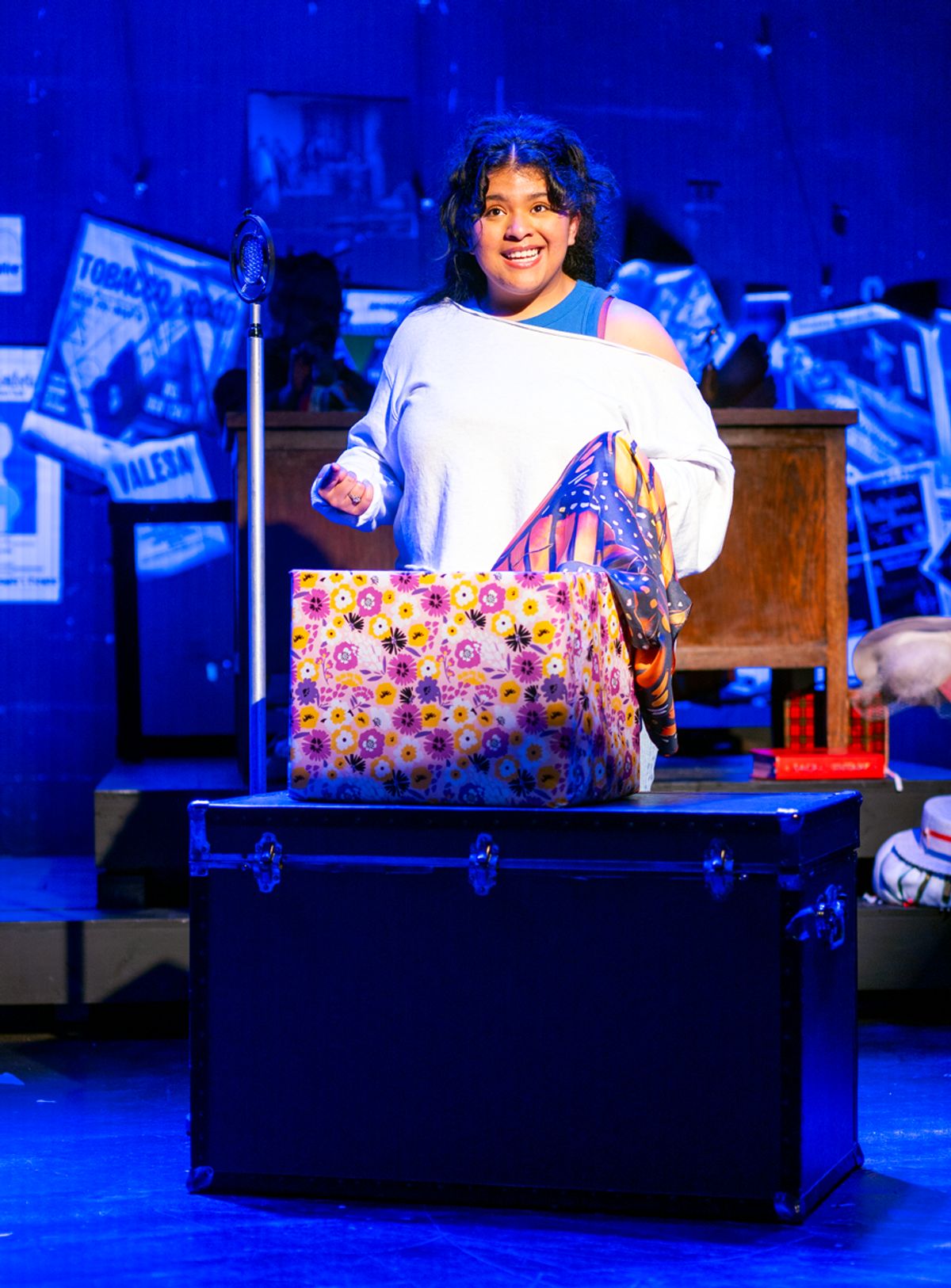 Anette Orellana as Liliana Tzintz n in Spit in Your Face by Paul Heller and Alberto Lomnitz Credit: Christine Bedenis, Detroit Repertory Theatre Anette Orellana as Liliana Tzintz n in Spit in Your Face by Paul Heller and Alberto Lomnitz Credit: Christine Bedenis, Detroit Repertory Theatre