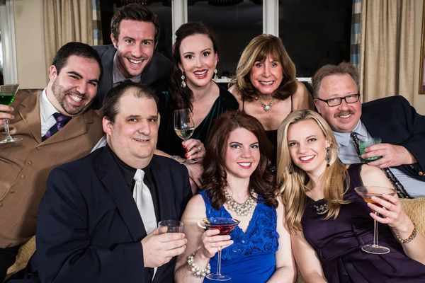 The cast of Moon Over Buffalo at Act3. Photo credit: Chris Davis and Karen Rooker. 1